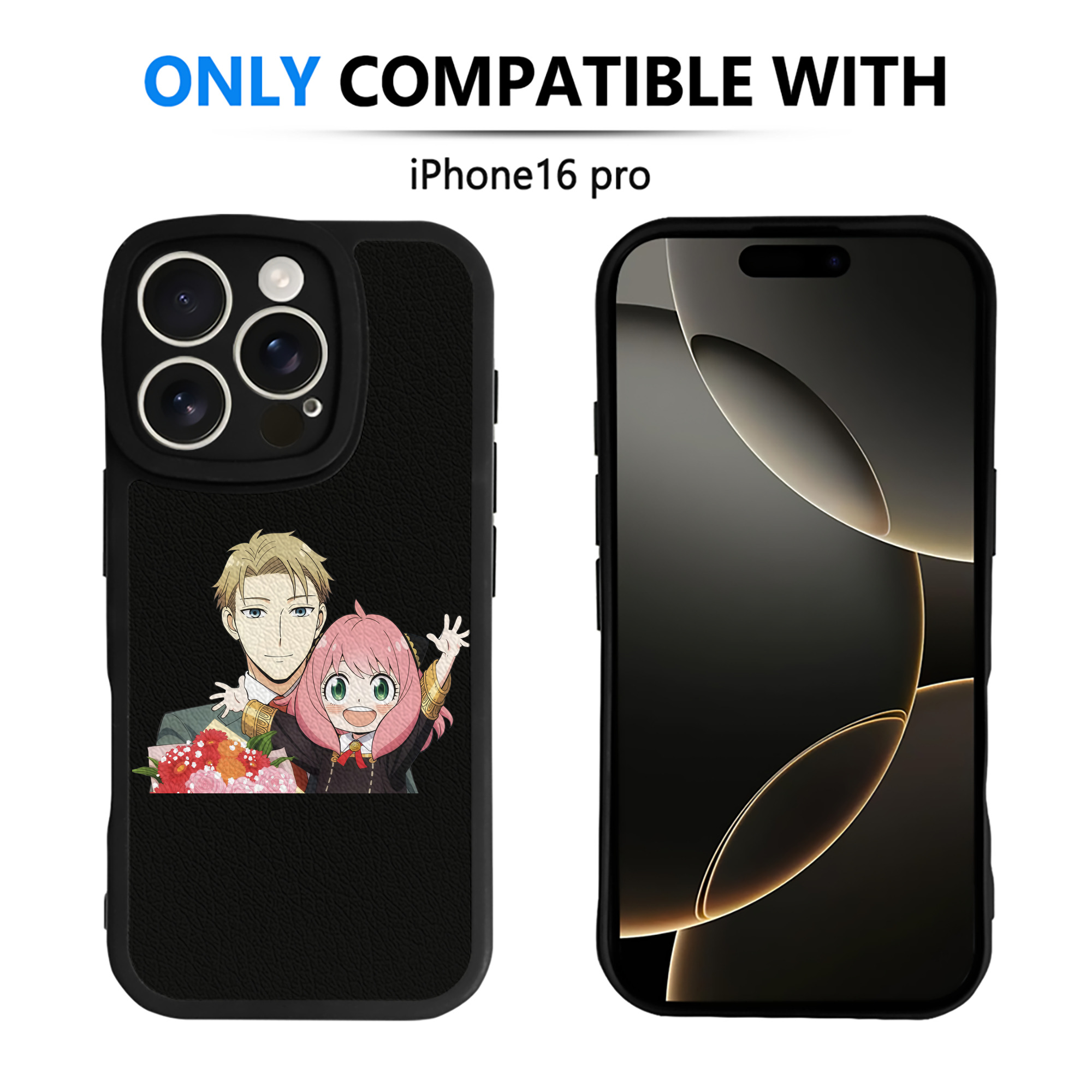 （画像用） SPY×FAMILY间谍家家酒 【iPhone 16シリーズ対応】シリコンスマホケース（レザー調） 材質：シリコン